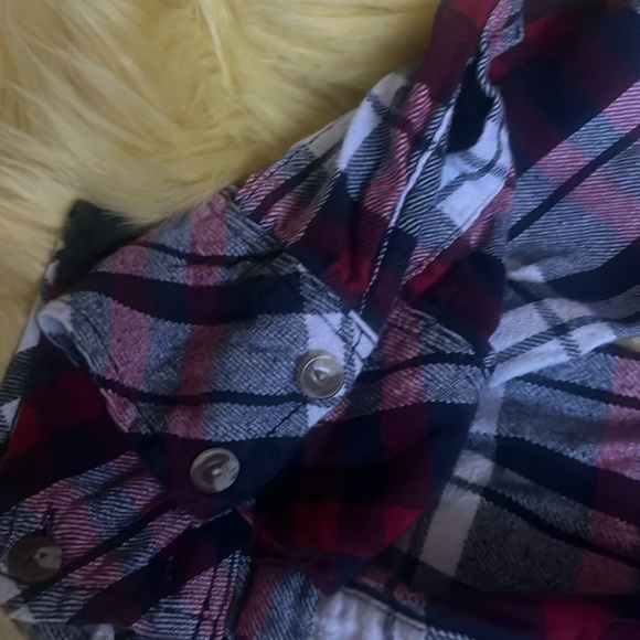 ARTIZIA TNA hooded plaid flannel shirt - Picture 5 of 7